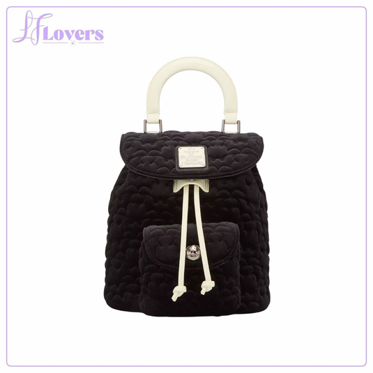 Loungefly Disney The Nightmare Before Christmas Quilted Bat Mini Backpack - LF Lovers