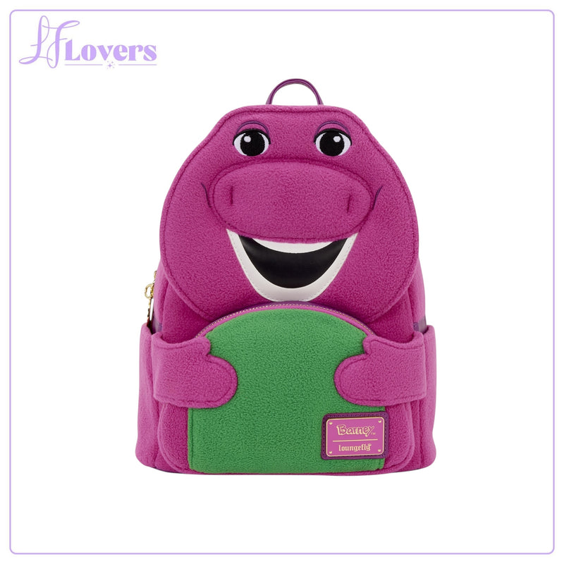 Load image into Gallery viewer, Loungefly Mattel Barney Mini Backpack - PRE ORDER
