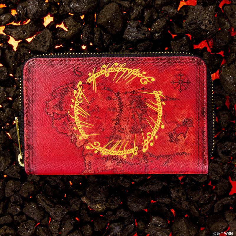 Load image into Gallery viewer, Loungefly Warner Brothers Lord of The Rings The One Ring Zip around Wallet - PRE ORDER - LF Lovers
