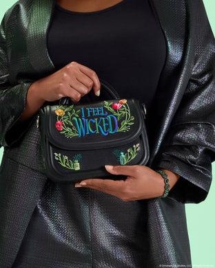 Loungefly Universal Wicked: Part Two Floral Crossbody - PRE ORDER