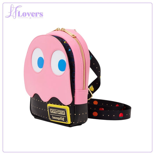 Loungefly Pac-Man Pinky Ghost Sling Crossbody - PRE ORDER - LF Lovers