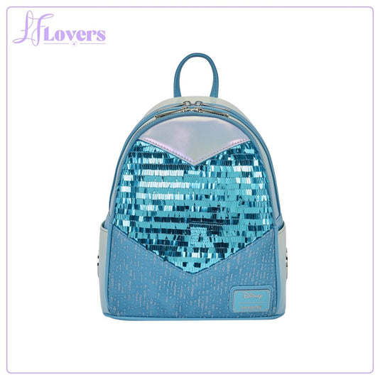 Loungefly Disney Frozen Elsa Glitter Sequin Cosplay Mini Backpack - PRE ORDER