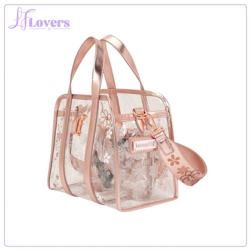 Load image into Gallery viewer, Loungefly Clear Floral Crossbody - PRE ORDER
