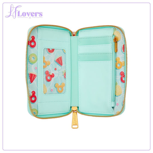 Loungefly Disney Mickey & Minni Beach Fun Zip Around Wallet - LF Lovers