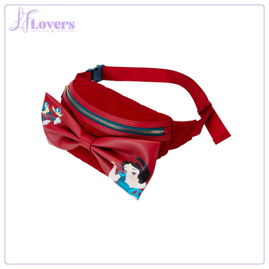 Loungefly Disney Snow White Classic Bow Velvet Belt Bag - LF Lovers