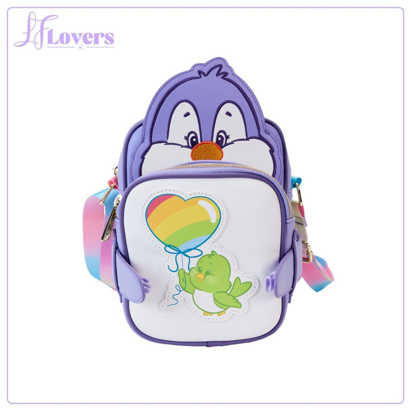 Load image into Gallery viewer, Loungefly Care Bears Cousins Cozy Heart Penguin Crossbuddies Bag 
