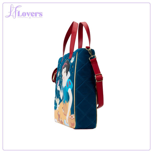 Loungefly Disney Snow White Heritage Quilted Velvet Tote Bag - LF Lovers