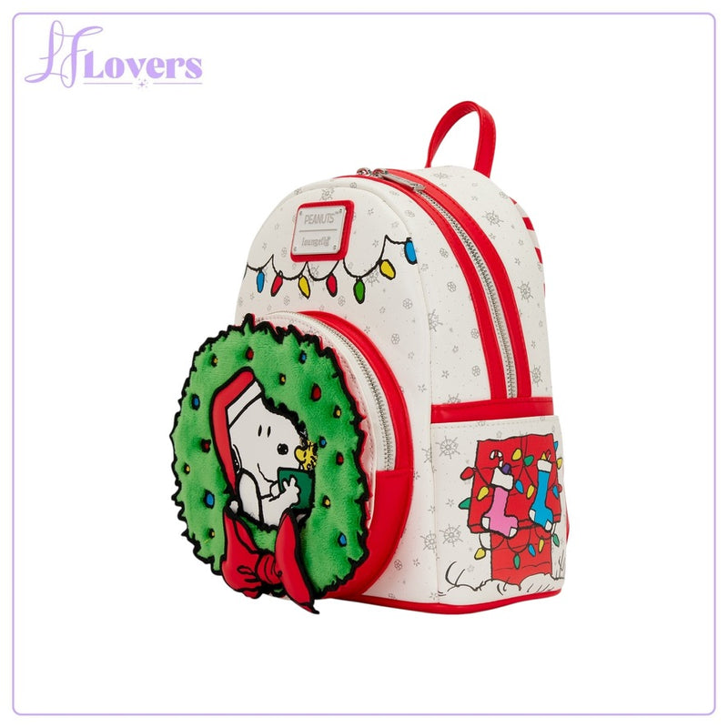 Load image into Gallery viewer, Loungefly Peanuts Holiday Mini Backpack - PRE ORDER
