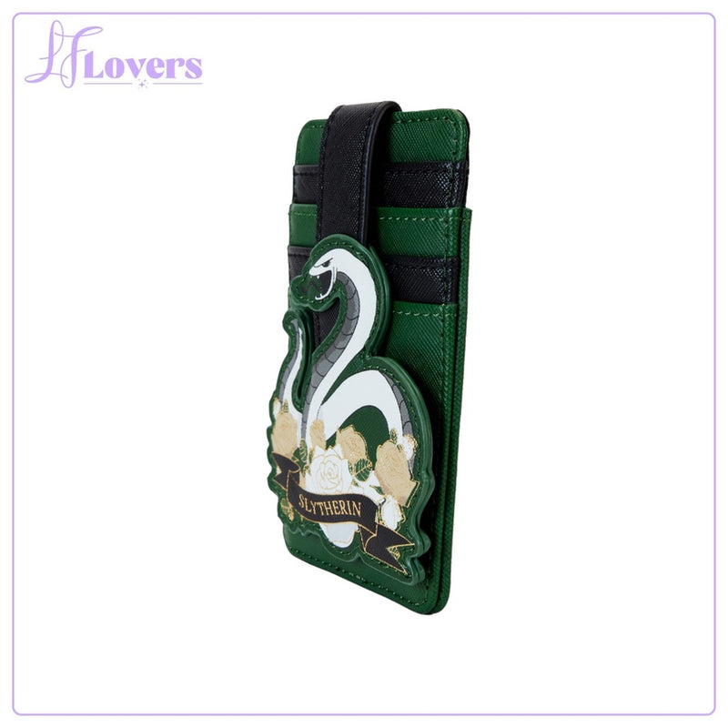 Load image into Gallery viewer, Loungefly Warner Brothers Harry Potter Slytherin House Tattoo Card Holder - PRE ORDER - LF Lovers
