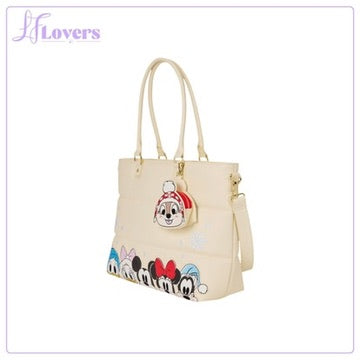 Load image into Gallery viewer, Loungefly Disney Mickey &amp; Friends Puff Quilt Tote Bag - Preorder
