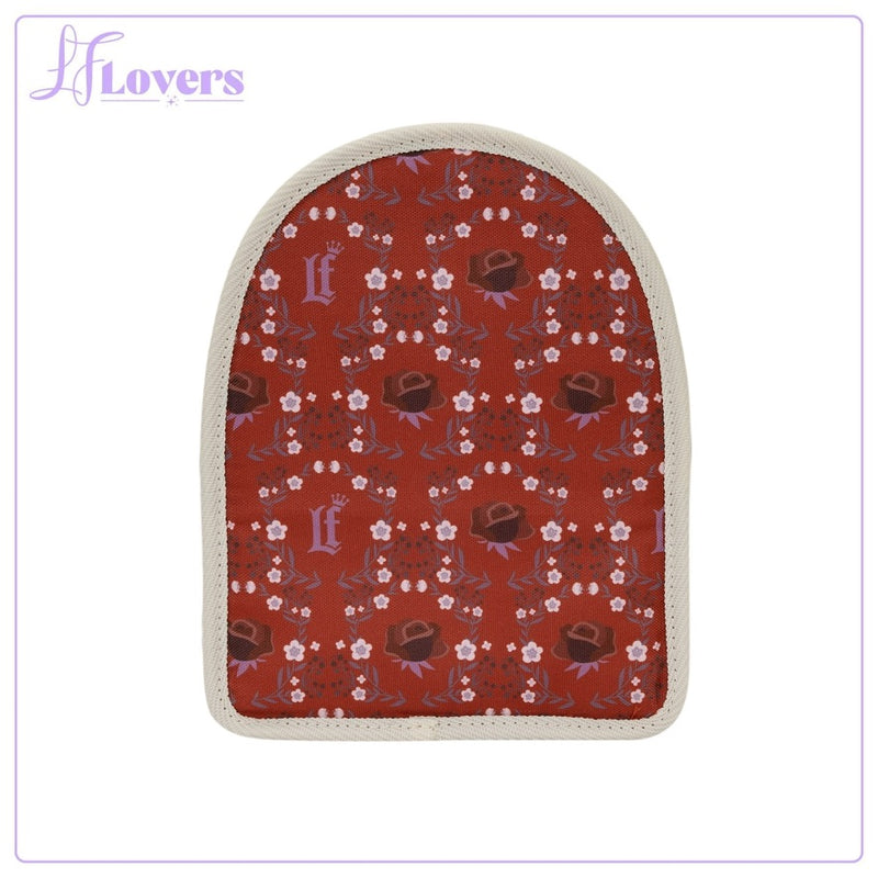 Load image into Gallery viewer, Loungefly Cream And Red Floral Light Up Mini Backpack Insert Organiser - PRE ORDER
