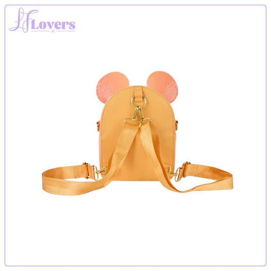 Loungefly Disney Mickey Mouse Glitter Convertible Mini Backpack - PRE ORDER