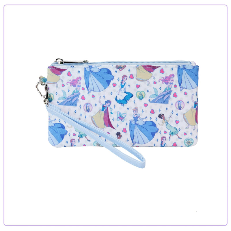 Load image into Gallery viewer, Loungefly Disney Princess Manga Style Nylon Wristlet  Wallet- PRE ORDER - LF Lovers
