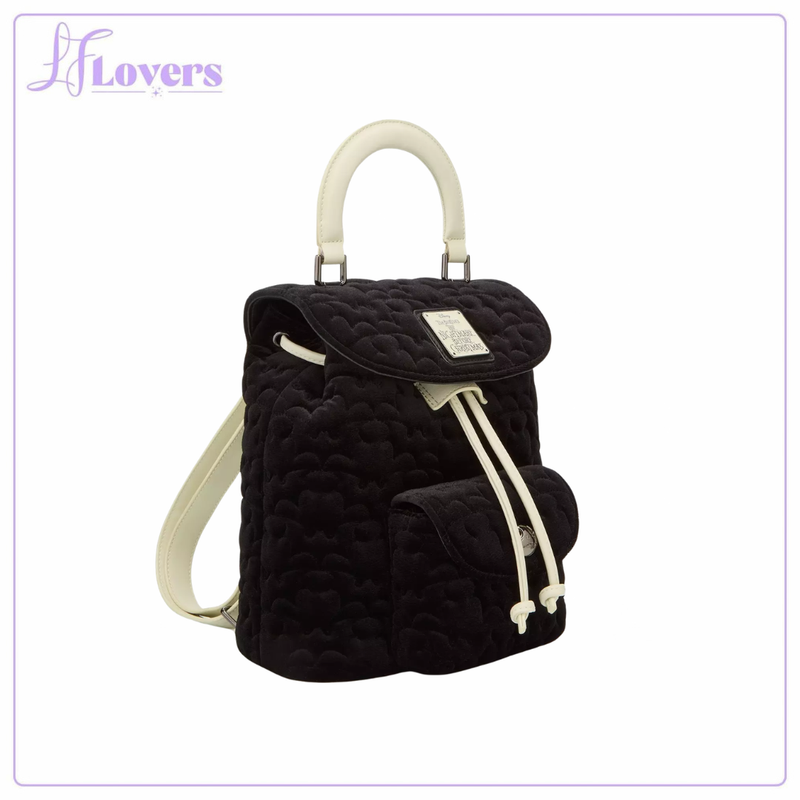 Load image into Gallery viewer, Loungefly Disney The Nightmare Before Christmas Quilted Bat Mini Backpack - LF Lovers
