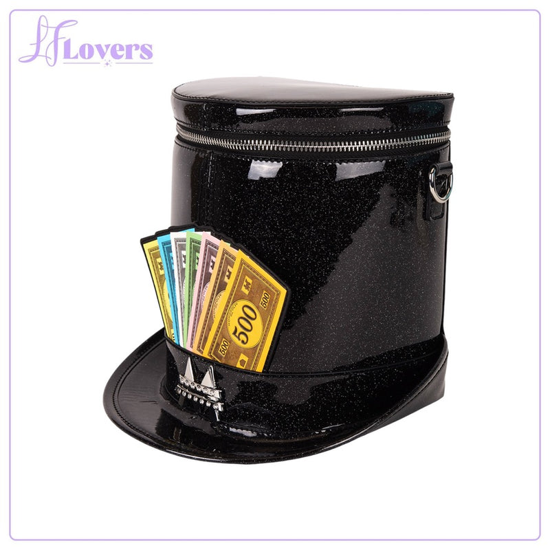 Load image into Gallery viewer, Loungefly Hasbro Monopoly Top Hat Crossbody
