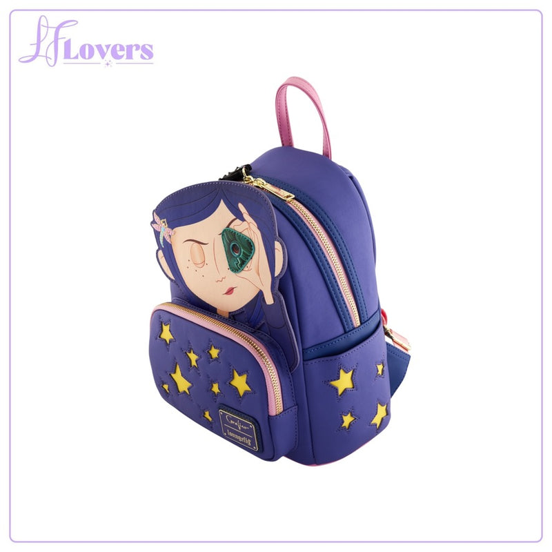 Load image into Gallery viewer, Loungefly Laika Coraline Stars Cosplay Mini Backpack - PRE ORDER - LF Lovers
