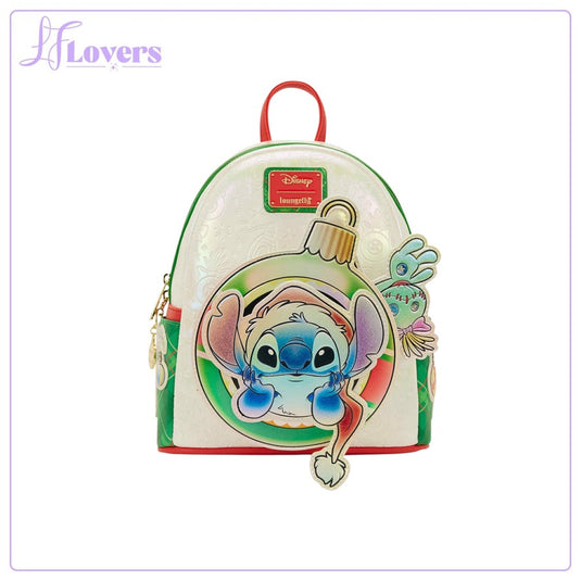 Loungefly Disney Lilo And Stitch Holiday Mini Backpack - PRE ORDER