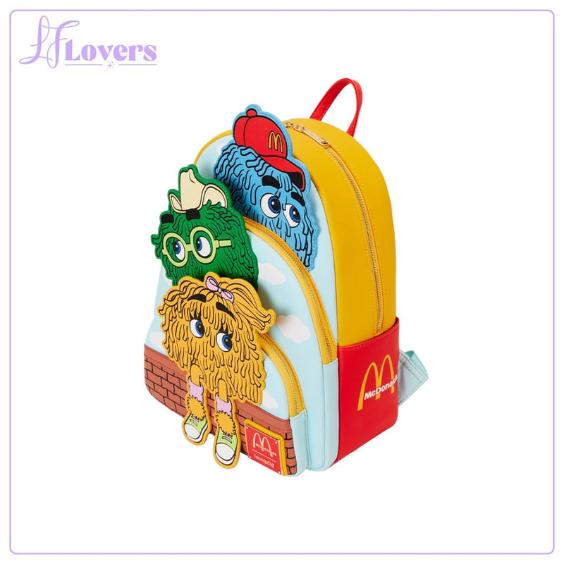 Load image into Gallery viewer, Loungefly Mcdonalds Triple Pocket Fry Guys Mini Backpack - PRE ORDER - LF Lovers
