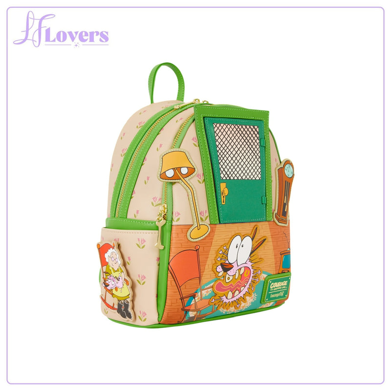 Load image into Gallery viewer, Loungefly Courage the Cowardly Dog Lenticular Mini Backpack - Preorder
