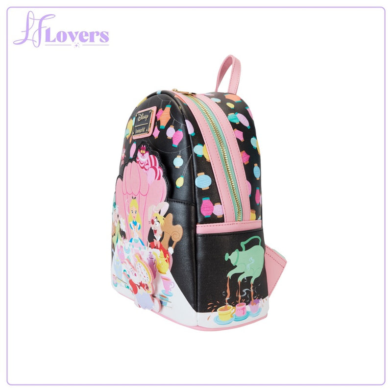 Load image into Gallery viewer, Loungefly Disney Alice in Wonderland Unbirthday Mini Backpack - PRE ORDER - LF Lovers
