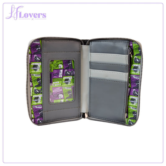 Loungefly Warner Brothers Beetlejuice 2 Zip Around Wallet