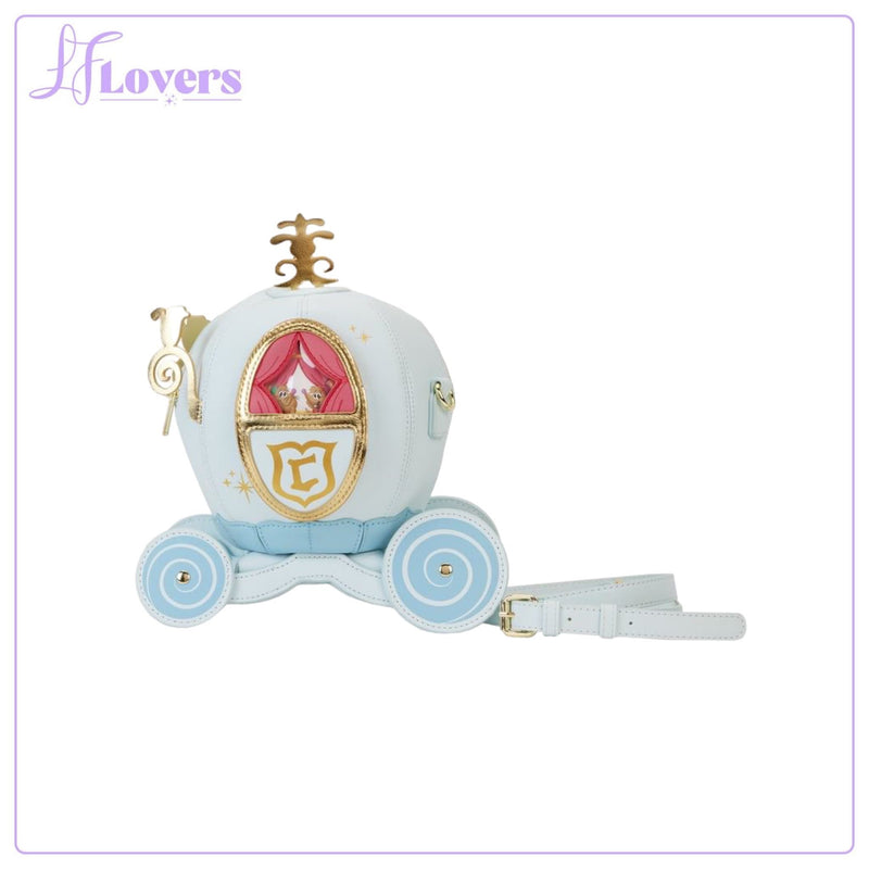 Load image into Gallery viewer, Stitch Shoppe Cinderella Exclusive Pumpkin Carriage Figural Crossbody Bag - LF Lovers
