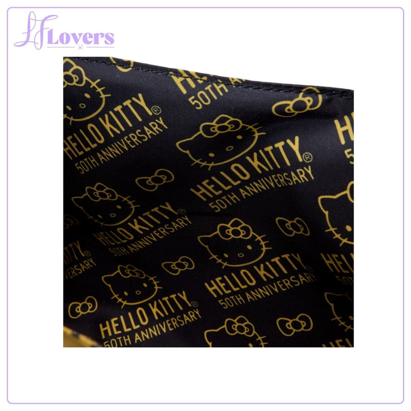 Load image into Gallery viewer, Loungefly Sanrio 50th Anniversary Gold Crossbody

