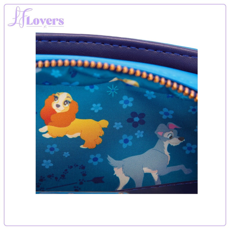 Load image into Gallery viewer, Loungefly Disney Lady And The Tramp 70th Anniversary Crossbody - LF Lovers
