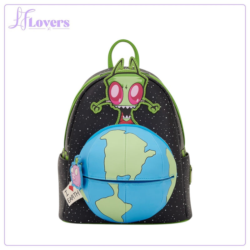 Load image into Gallery viewer, Loungefly Nickelodeon Invader Zim Glow Mini Backpack - LF Lovers
