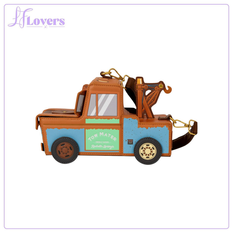 Load image into Gallery viewer, Loungefly Disney Pixar Cars 20th Anniversary Mater Figural Crossbody Bag - Preorder

