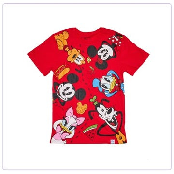 Loungefly Disney Mickey and Friends Picnic Unisex Tee Shirt - PRE ORDER - LF Lovers