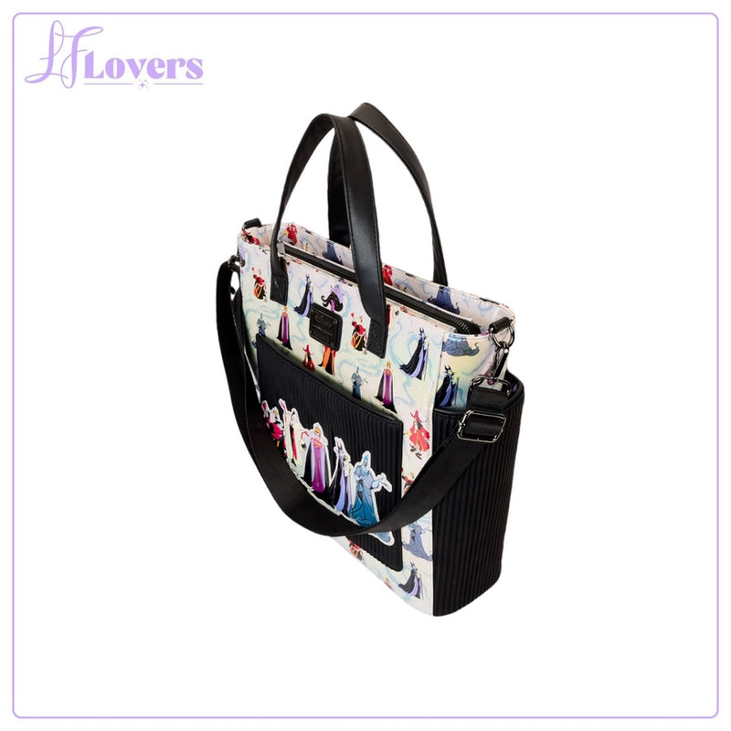 Load image into Gallery viewer, Loungefly Disney Villains Convertible Backpack &amp; Tote Bag
