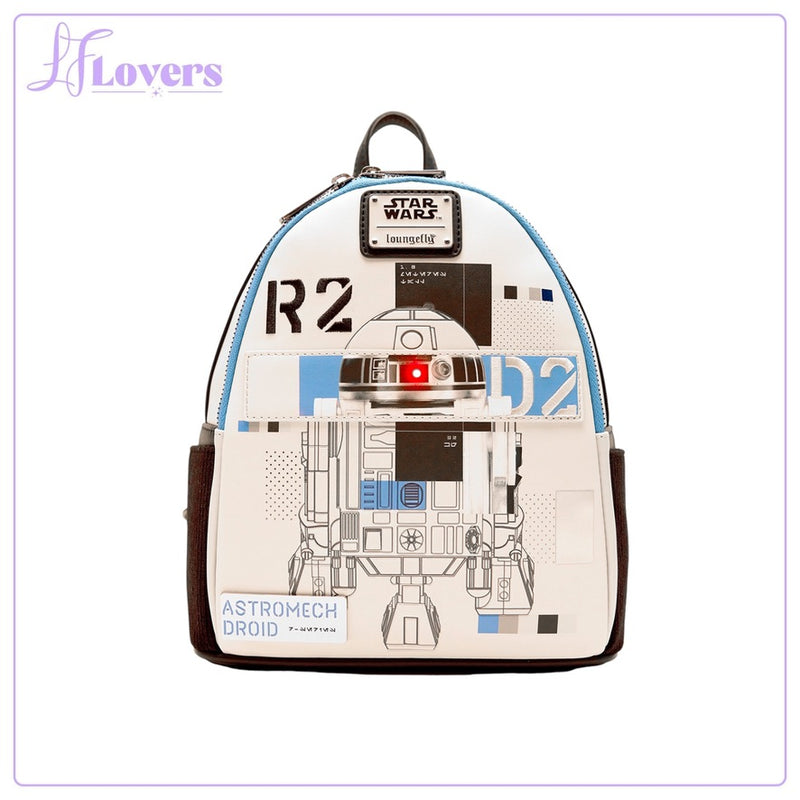 Load image into Gallery viewer, Loungefly Star Wars The Power Of The Force Astromech Droid Mini Backpack - LF Lovers
