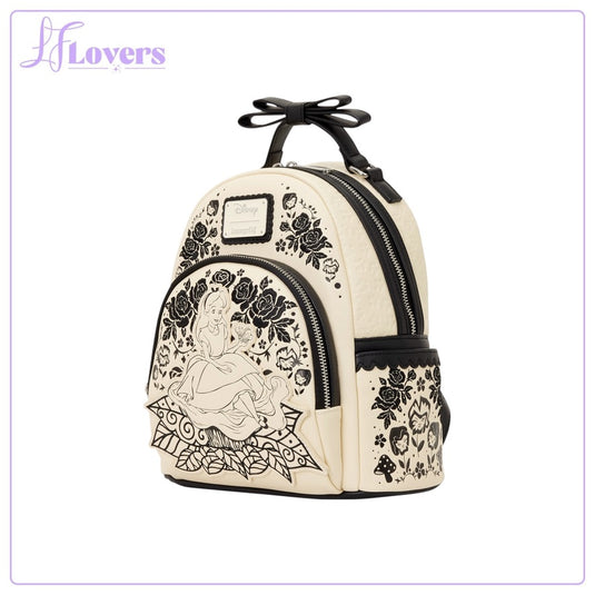 Loungefly Disney Alice in Wonderland Embroidered Floral Mini Backpack - LF Lovers