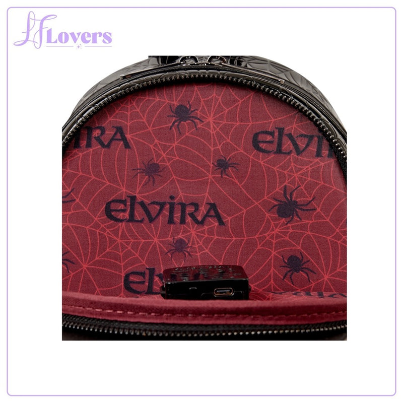 Load image into Gallery viewer, Loungefly Elvira Mini Backpack - PRE ORDER - LF Lovers
