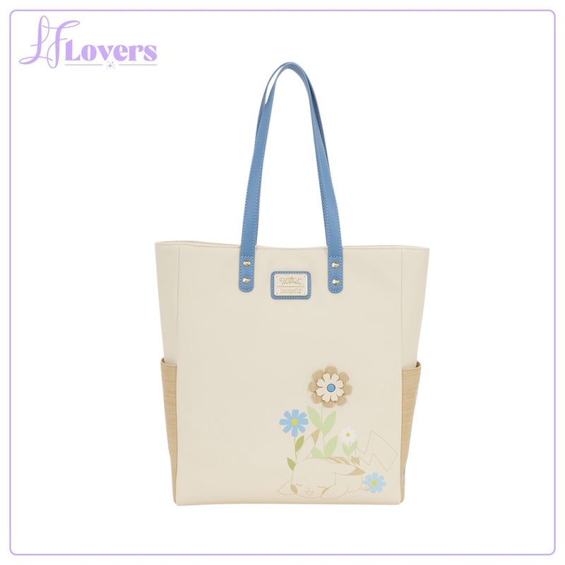 Load image into Gallery viewer, Loungefly Pokemon Floral Tote Bag With Coin Bag - LF Lovers
