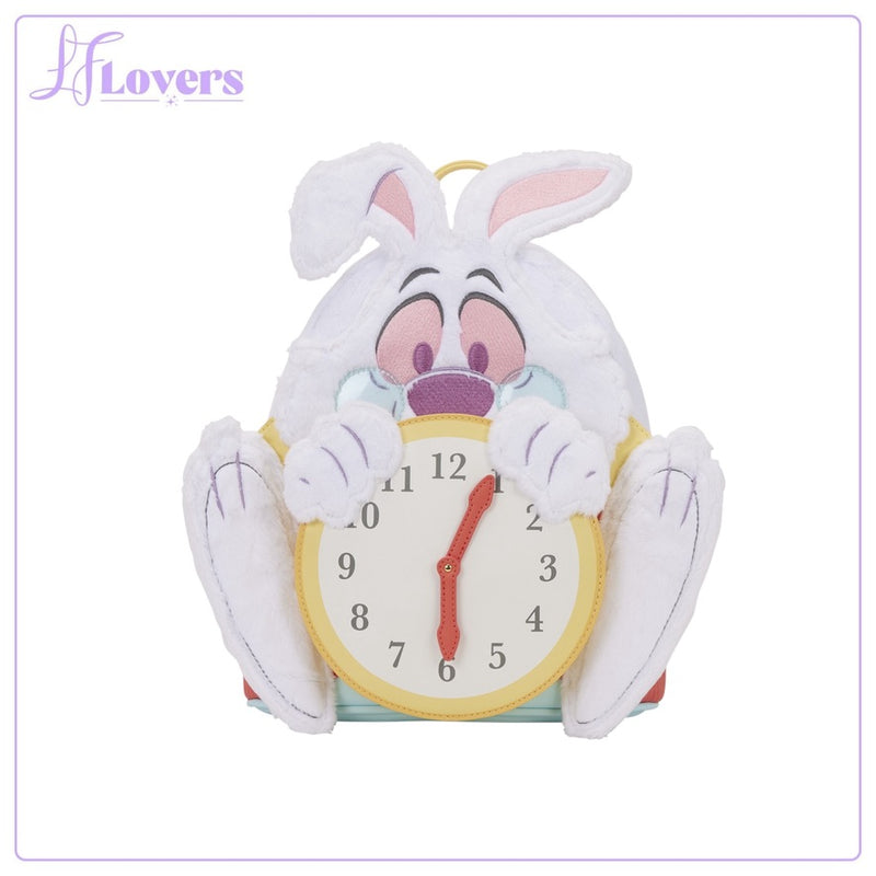 Load image into Gallery viewer, Loungefly Disney Alice In Wonderland White Rabbit Mini Backpack - LF Lovers

