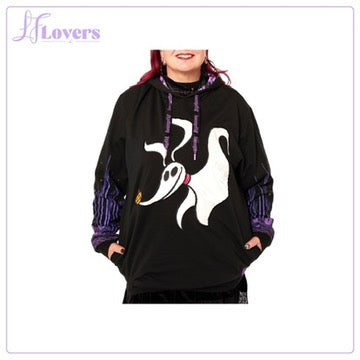Load image into Gallery viewer, Loungefly Nightmare Before Christmas Zero Hearts Unisex Hoodie
