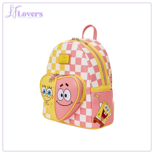 Loungefly Nickelodeon SpongeBob SquarePants & Patrick Star Checkered Mini Backpack - PRE ORDER - LF Lovers