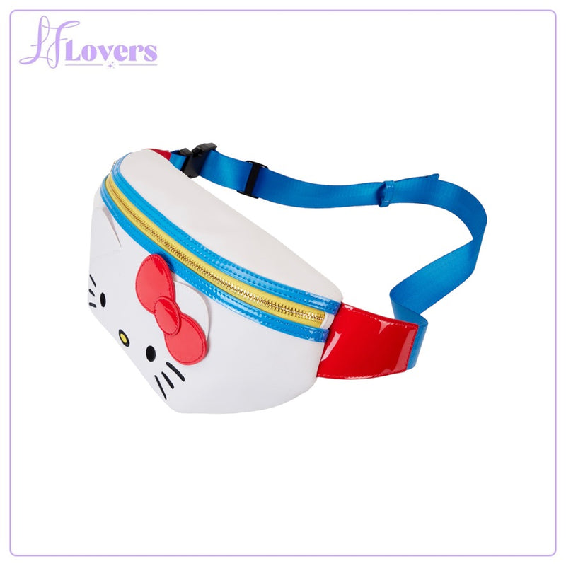 Load image into Gallery viewer, Loungefly Hello Kitty 50th Anniversary Cosplay Convertible Belt Bag - PRE ORDER - LF Lovers
