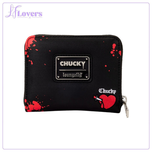 Loungefly Universal Bride Of Chucky Happy Couple Zip Around Wallet