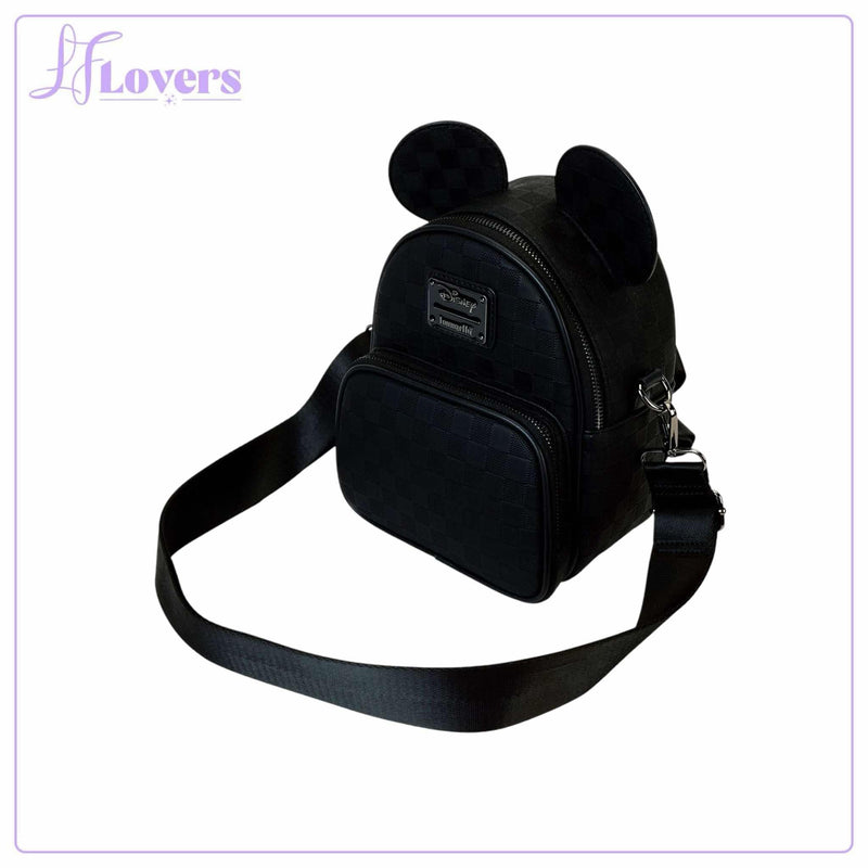 Load image into Gallery viewer, Loungefly Disney Mickey Ear Evergreen Convertible Crossbody - LF Lovers
