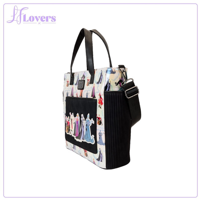 Load image into Gallery viewer, Loungefly Disney Villains Convertible Backpack &amp; Tote Bag
