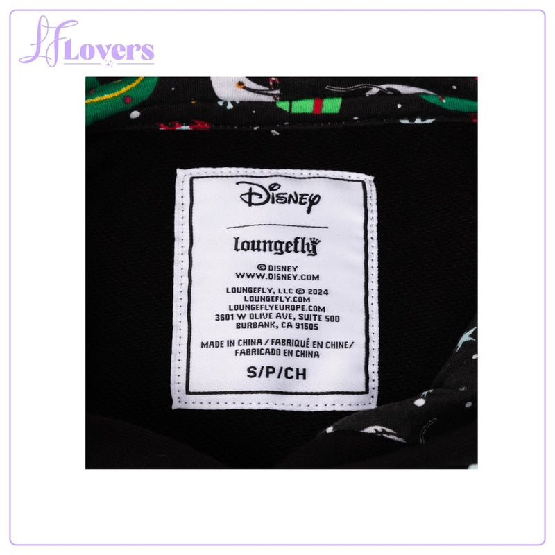 Load image into Gallery viewer, Loungefly Disney The Nightmare Before Christmas Town Hooded Sweatshirt
