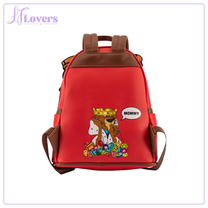 Load image into Gallery viewer, Loungefly Disney Robin Hood Prince John Cosplay Mini Backpack - Preorder
