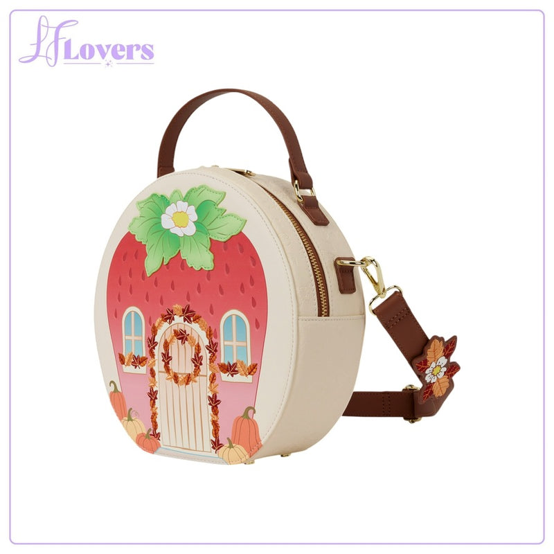 Load image into Gallery viewer, Loungefly Strawberry Shortcake Autumn Decor Crossbody Bag
