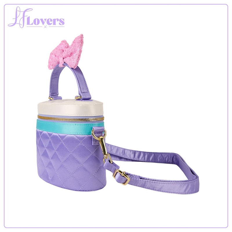 Load image into Gallery viewer, Loungefly Disney Daisy Duck Quilted Crossbody - PRE ORDER
