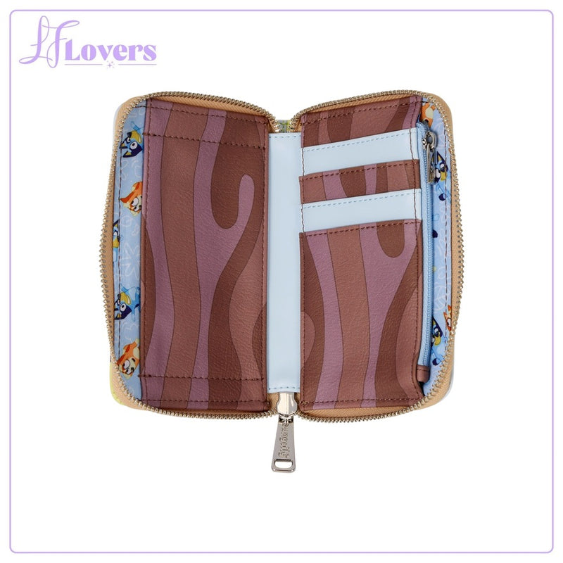 Load image into Gallery viewer, Loungefly BBC Bluey Zip Around Wallet - Preorder
