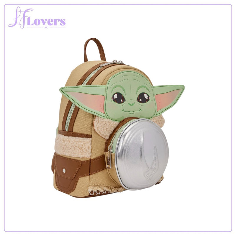 Load image into Gallery viewer, Loungefly Star Wars The Mandalorian Grogu &amp; Anzellan Mini Backpack - PRE ORDER - LF Lovers
