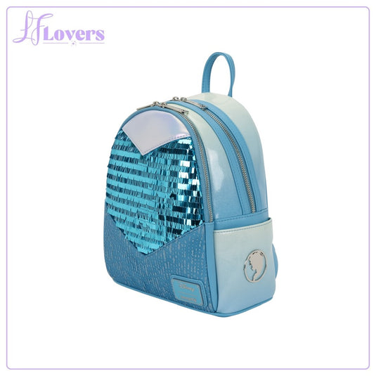 Loungefly Disney Frozen Elsa Glitter Sequin Cosplay Mini Backpack - PRE ORDER